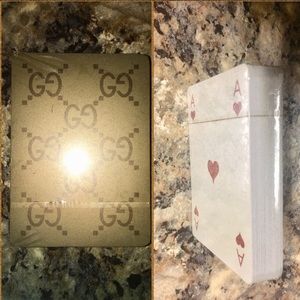 Gold Gucci Playing Cards
